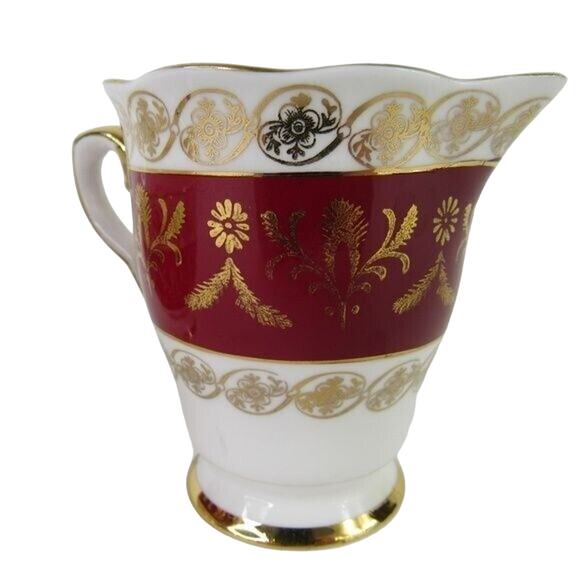 Salisbury Bone China Creamer Cup Sugar Bowl Set Small - Picture 3 of 7